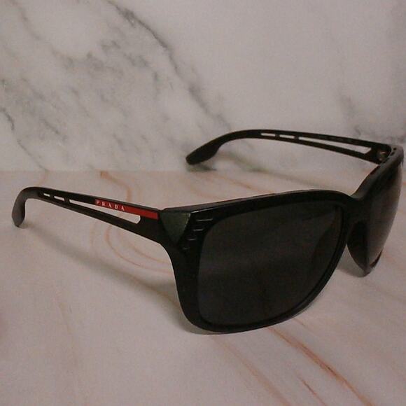 Prada A53S 1BO‑5S0 Men’s Sunglasses Black 59‑17‑145 Made in Italy